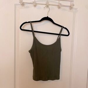Wild Fable Olive Green Camisole Crop Top
